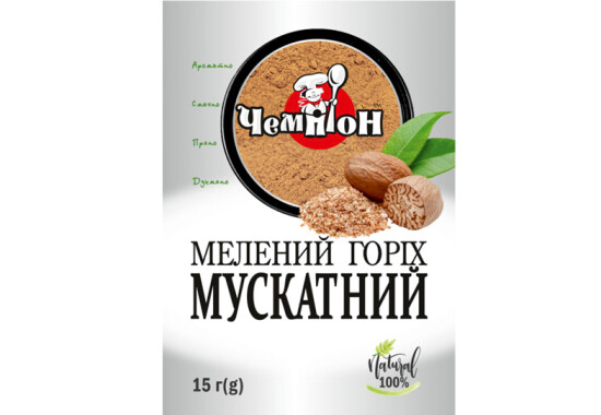 Мускатний горіх мелений 15 г