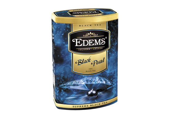 Чай "Еdems" 200 г ж/б чорний "Чорна перлина" крупнолистовий