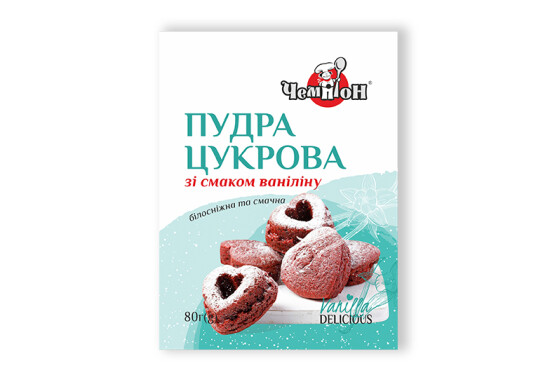 Пудра цукрова зі смаком ваніліну 80 г 