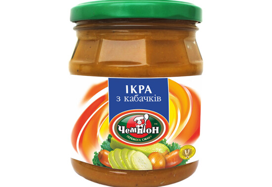 Ікра з кабачків "ЛІТНЯ" 440 г с/б ТМ "Чемпіон"