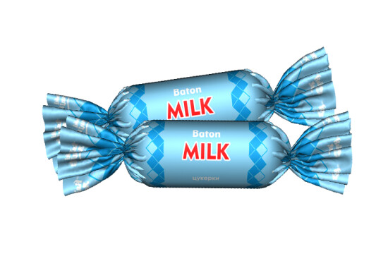 Цукерка "Baton - Milk" 2,2 кг / 176,76 грн за кг