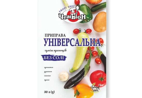 БЕЗ СОЛІ "Універсальна" 30 г