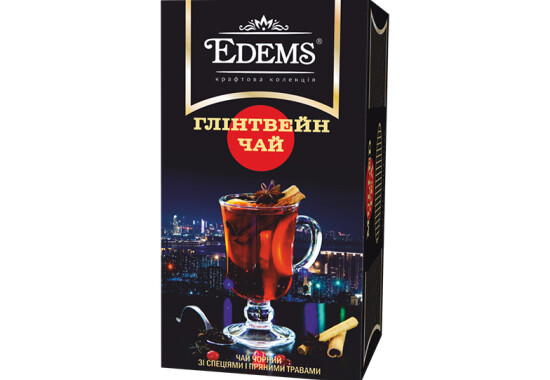 Чай "Еdems" 25 ф/п х 2 г чорний "Глінтвейн чай" (конверт)