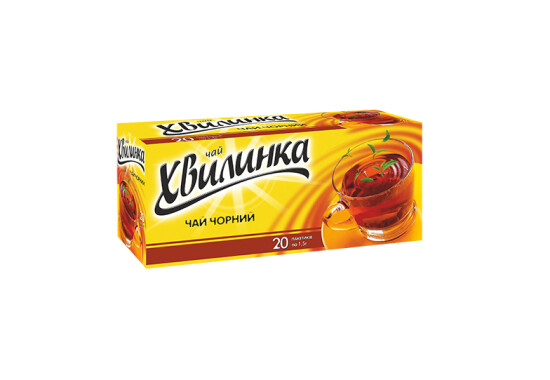Чай "Хвилинка" 20 ф/п х 1,5 г чорний байховий