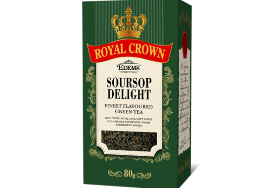 Чай  "ROYAL CROWN" 80 г зелений листовий ароматизований "SOURSOP DELIGHT" 