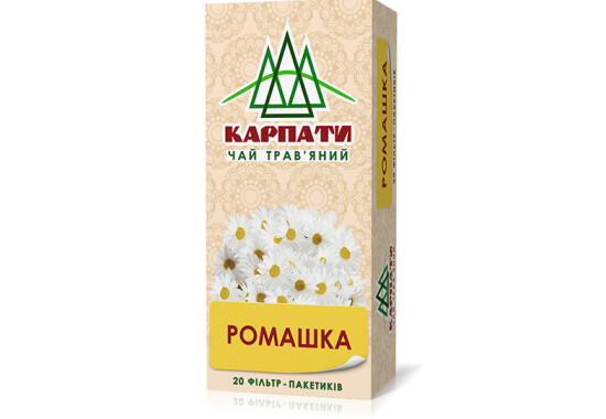Чай "Карпати" 20 ф/п х 1,25 г трав'яний "Ромашка"