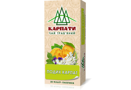 Чай "Карпати" 20 ф/п х 1,25 г трав'яний "Подих Карпат"