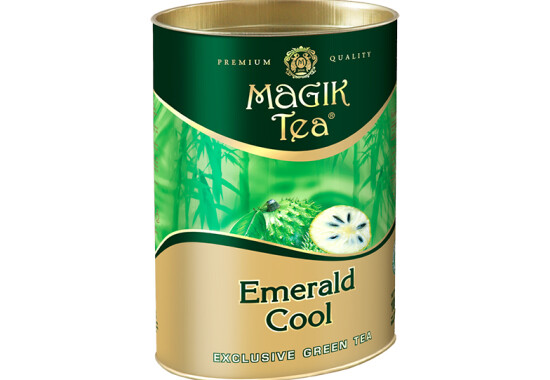 Чай "Мagik Tea" 100 г тубус зелений "Смарагдова прохолода"