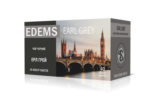 Чай "Еdems" 40 ф/п х 2 г чорний "Ерл Грей"