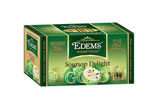 Чай "Еdems" 25 ф/п х 2 г зелений "Soursop Delight" GOLD (конверт)