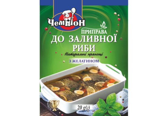 Приправа з желатином "До заливної риби" 20 г 
