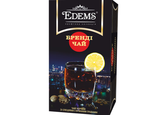 Чай "Еdems" 25 ф/п х  2 г чорний "Бренді чай" (конверт)