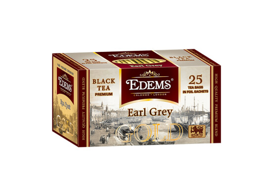 Чай "Еdems" 25 ф/п х 2 г чорний "Ерл Грей" GOLD (конверт)