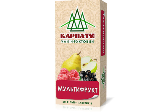 Чай "Карпати" 20 ф/п х 1,25 г фруктовий "Мультифрукт"
