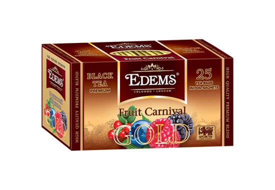 Чай "Еdems" 25 ф/п х 2 г чорний "Fruit Carnival" GOLD (конверт)