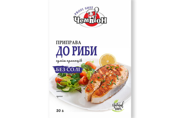 БЕЗ СОЛІ "До риби" 30 г