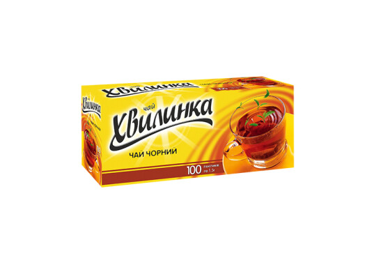 Чай "Хвилинка" 100 ф/п х 1,5 г чорний байховий