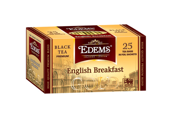 Чай "Еdems" 25 ф/п х 2 г чорний "Англійський сніданок" GOLD (конверт)