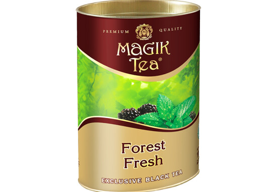 Чай "Мagik Tea" 100 г тубус чорний "Лісова свіжість"