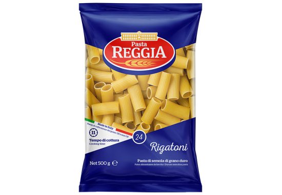 24"Труби (Rigatoni)" 500 г ТМ "Reggia"