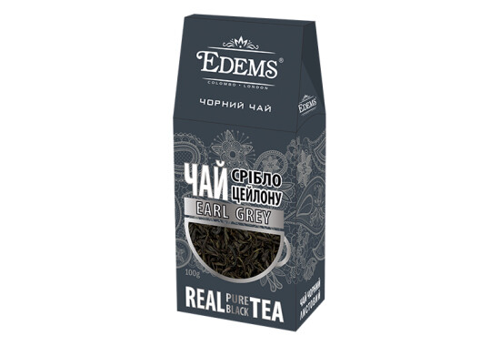 Чай "Еdems" 100 г чорний "Срібло Цейлону"