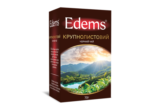Чай "Еdems" 70 г чорний "Крупнолистовий"