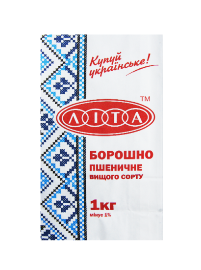 Борошно 1 кг ТМ "ЛІТА" фото 2