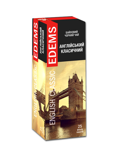 Чай "Еdems" 25 ф/п х 2 г чорний "Англійський класичний" фото 2