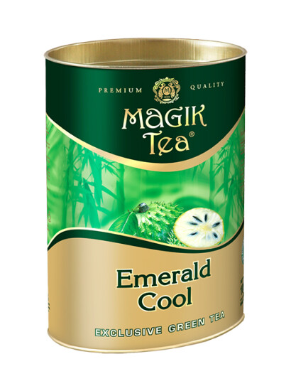 Чай "Мagik Tea" 100 г тубус зелений "Смарагдова прохолода" фото 2