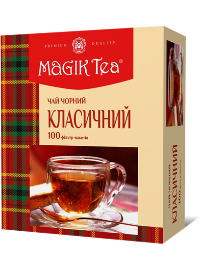 Чай " Мagik Tea" 100 ф/п х 2 г чорний "Класичний" фото 2