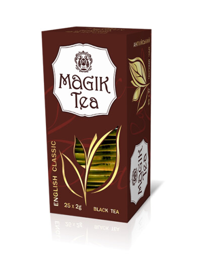 Чай "Мagik Tea" 25 ф/п х 2 г чорний "Англійський" (конверт) фото 2