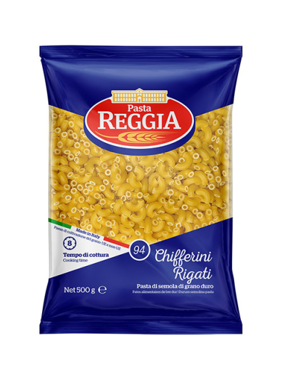94"Ріжки рифлені (Chifferini Rigati)" 500 г ТМ "Reggia" фото 2