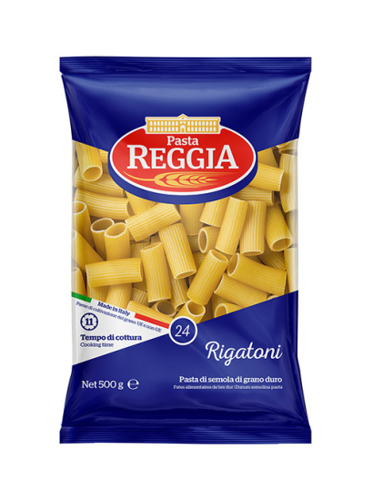 24"Труби (Rigatoni)" 500 г ТМ "Reggia" фото 2
