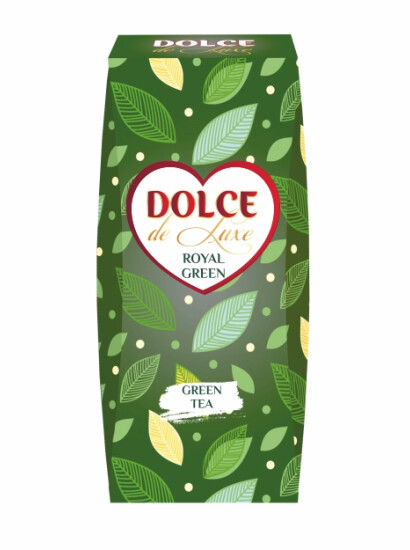 Чай "DOLCE de Luxe" 90 г зелений крупнолистовий "Royal Green" фото 2