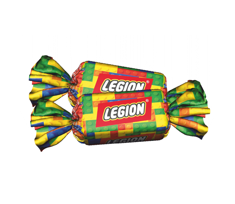 Цукерка глазурована "LEGION" 2,0 кг / 244,86 грн. за кг