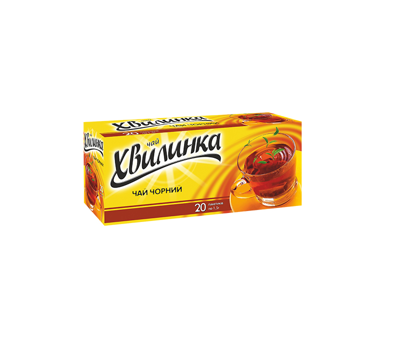 Чай "Хвилинка" 20 ф/п х 1,5 г чорний байховий