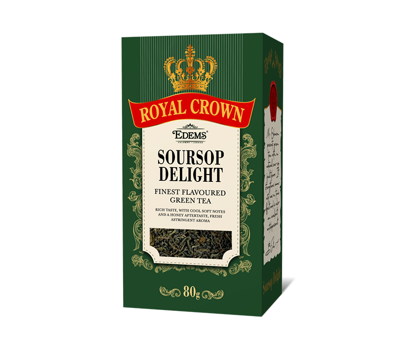 Чай  "ROYAL CROWN" 80 г зелений листовий ароматизований "SOURSOP DELIGHT" 