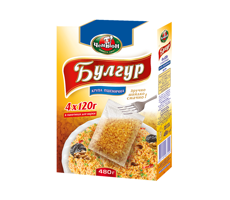 Булгур 4 х 120 г Premium ТМ "Чемпіон"