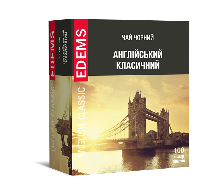 Чай "Еdems" 100 ф/п х 2 г чорний "Англійський класичний"