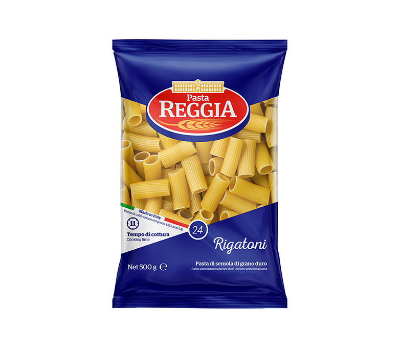 24"Труби (Rigatoni)" 500 г ТМ "Reggia"
