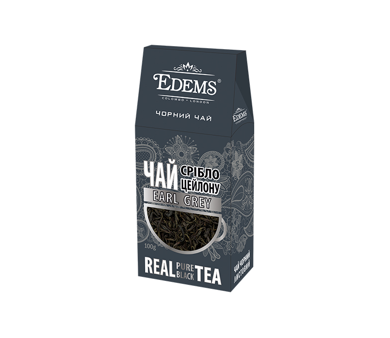 Чай "Еdems" 100 г чорний "Срібло Цейлону"